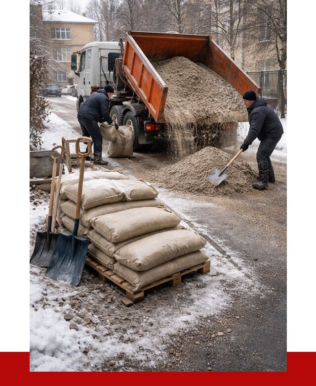 Противогололедные материалы оптом в Баксане от 4243 р. | ПРОНЕРУДБкс
