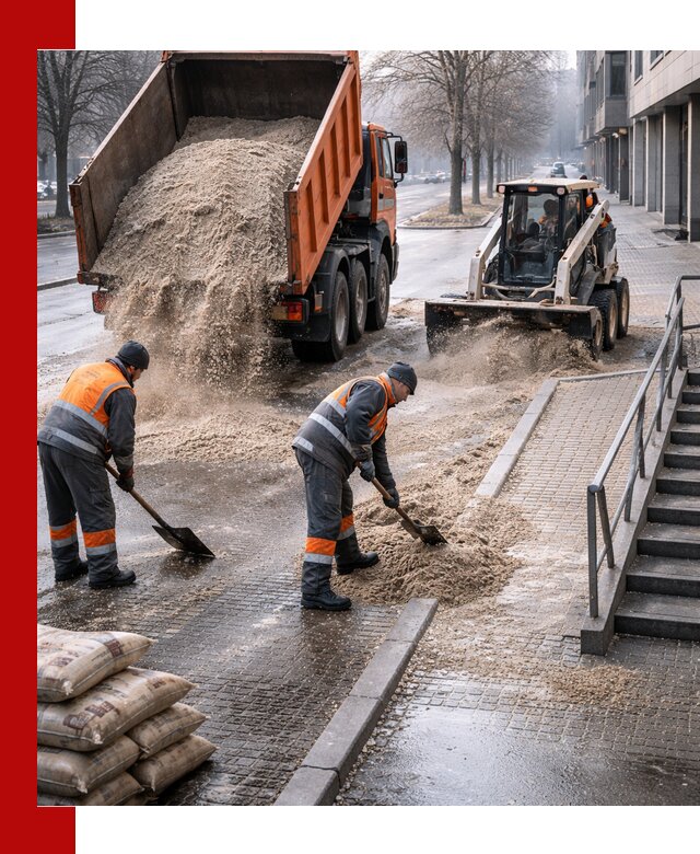 Поставка противогололедных материалов в Баксане