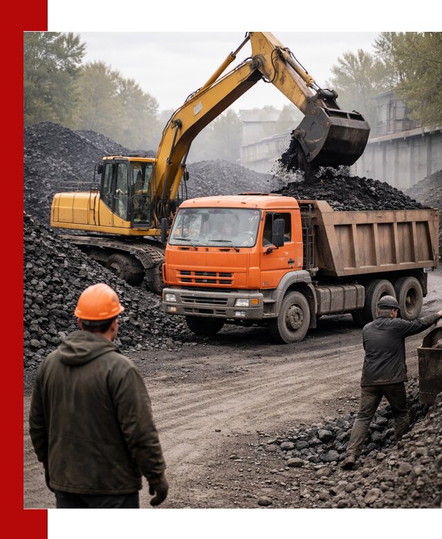 Доставка угля автотранспортом в Баксане быстро и выгодно