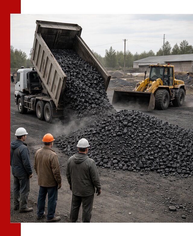 Доставка угля антрацита в Баксане с самосвалами и погрузкой