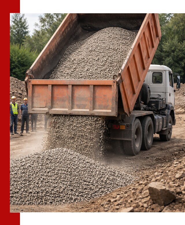 Доставка сыпучих материалов самосвалом в Баксане быстро и надежно