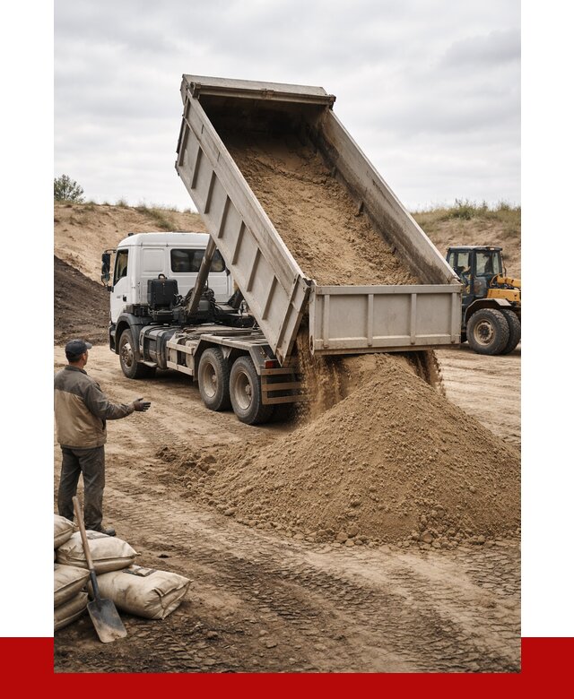 Доставка самосвалом 20 кубов в Баксане от 7577 р. | ПРОНЕРУДБкс