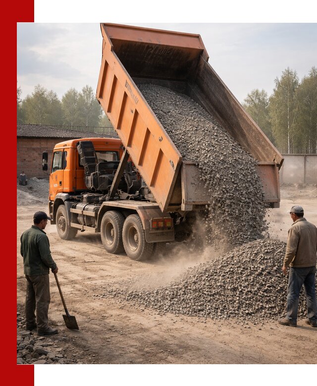 Доставка самосвалом 20 м3 в Баксане быстро и надежно