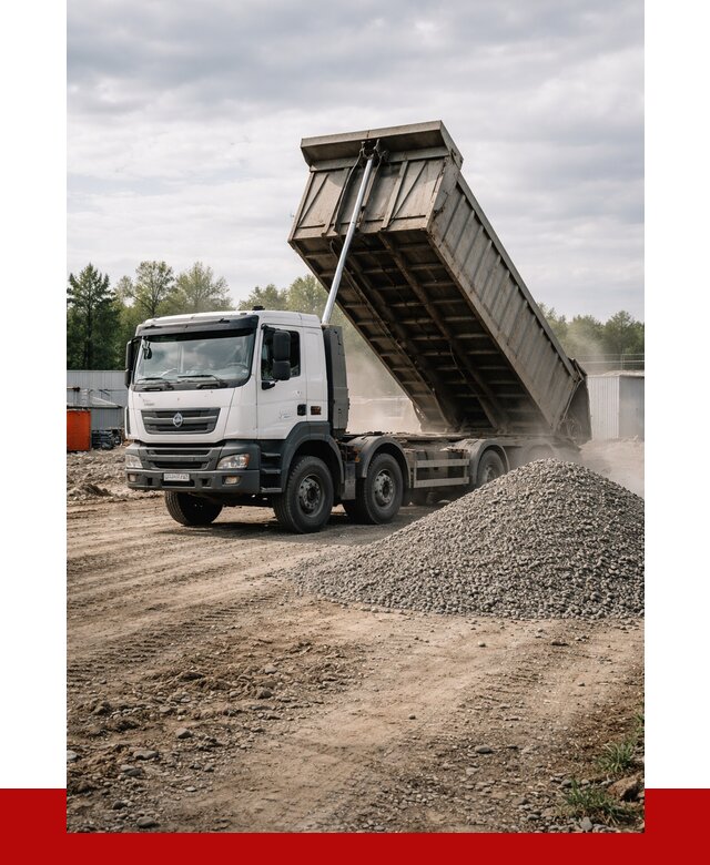 Доставка самосвалом 40 кубов в Баксане от 9092 р. | ПРОНЕРУДБкс