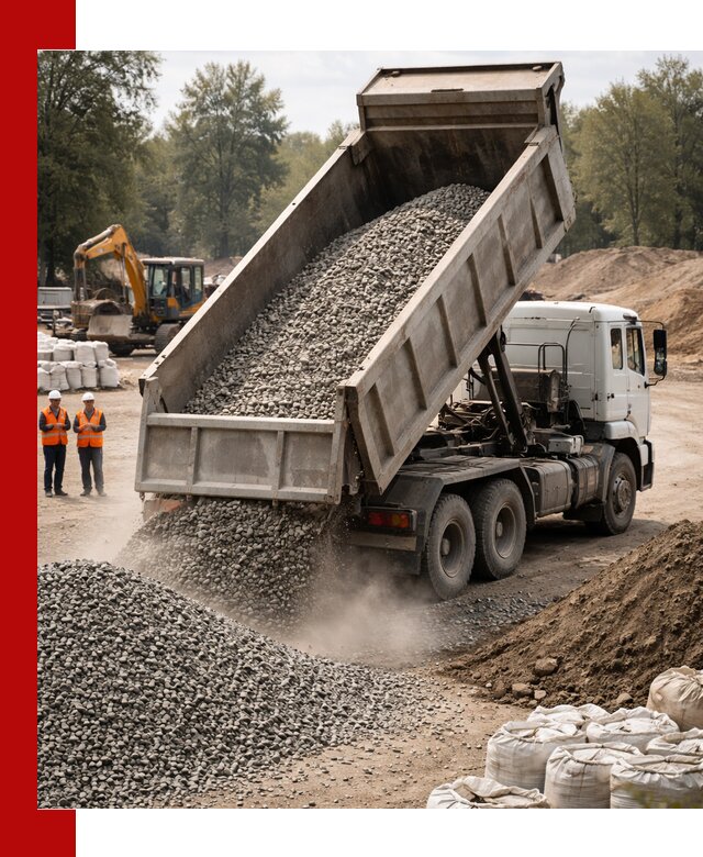 Аренда самосвала в Баксане для доставки сыпучих и нерудных материалов