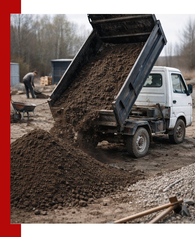 Аренда минисамосвала в Баксане для доставки сыпучих материалов