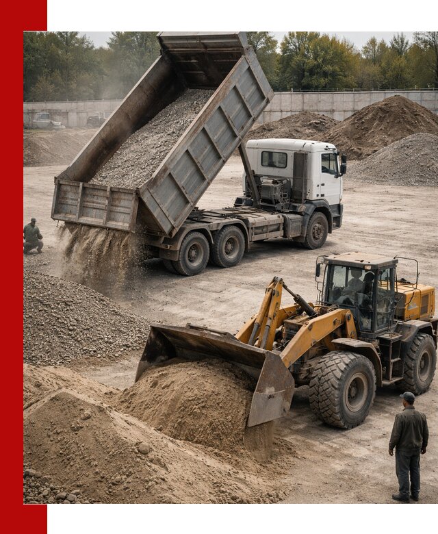 Перевозка сыпучих грузов самосвалами и бортовыми в Баксане