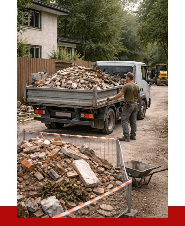 Вывоз строительного мусора с погрузкой в Баксане от 7577 р | ПРОНЕРУДБкс