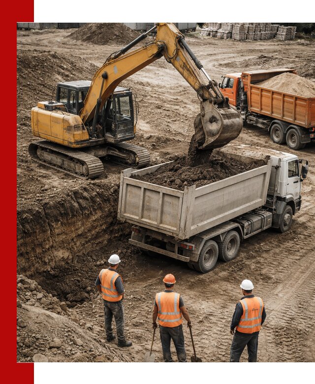 Разработка грунта для строительства и благоустройства в Баксане