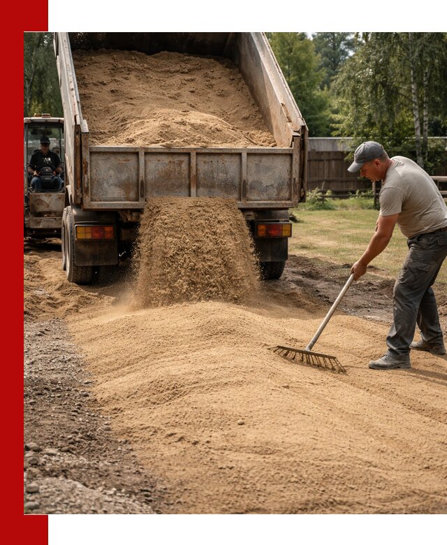 Отсыпка участка песком в Баксане быстро и качественно