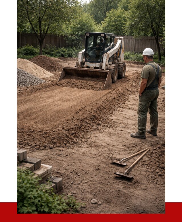 Выравнивание участка под ключ в Баксане от 3536 р. | ПРОНЕРУДБкс