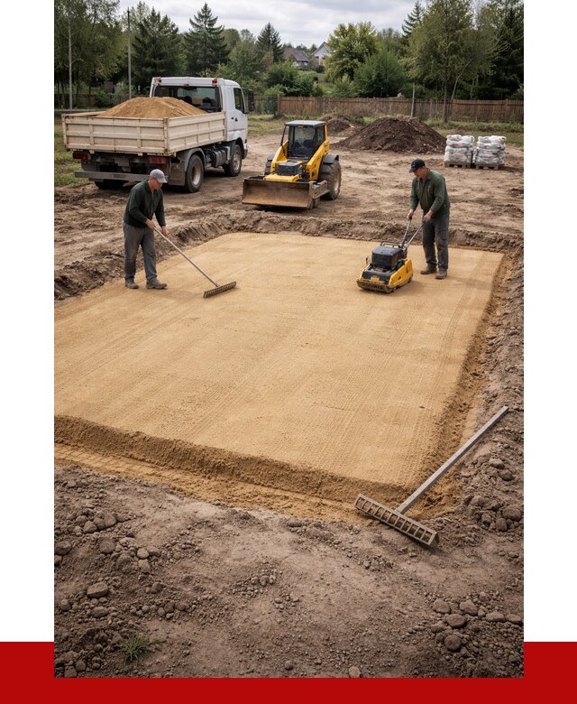 Устройство песчаной подушки в Баксане от 4546 р. ПРОНЕРУДБкс